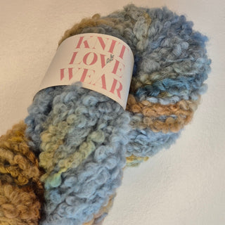 Coffee & Teal - Teddy Wool