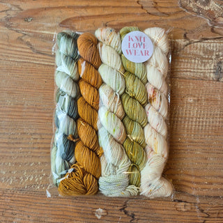 Sock kit - Brown & Greens